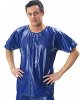 Short Sleeved PVC T-Shirt with Press Buttons for Him