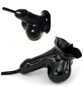 Anatomisches Latexkondom für Natursekt