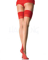 Cuban Heel Stockings with Backseam