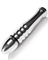 FUNKY FELLA Aluminium E-Stim Dildo with Grooves