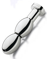 Mystim O(H!)THELLO - Oval Dildo - Aluminium - for E-Stim