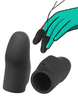 ElectraStim Silicone Noir EXPLORER Finger Sleeves
