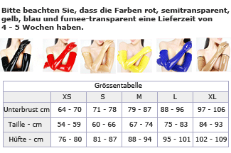 Größentabelle