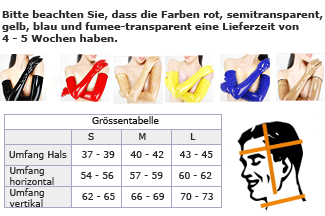 Größentabelle