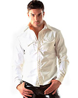 Gloss PVC White Shirt