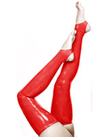 (Bild für) Lange Stegstrümpfe aus Latex - zum Schließen ins Bild klicken