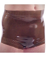 (Bild für) Windelhöschen aus Latex mit eingeriehenen Abschlüssen - bis 3XL