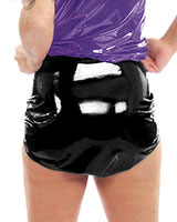 Spacious Latex Diaper Pants - Unisex - Click Image to Close