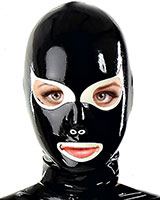 Anatomical Latex Hood with Cat Eyes
