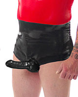 Latex Briefs with (Open) Sheath and Anal Sheath
