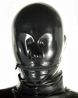 Anatomical Latex Hood - 0.6 mm - with Mouth Zipper