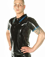 (Bild für) Polohemd aus Latex - zum Schließen ins Bild klicken