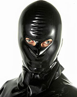 (Bild für) Latex-Henkershaube mit Augenöffnungn und optionaler Mundöffnung