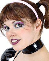 (Bild für) Halsband aus Latex für Damen
