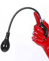 Aufpumpbarer Knebel aus Latex