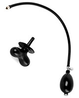 (Bild für) Aufpumpbarer Butterfly-Knebel aus Latex mit Ventil