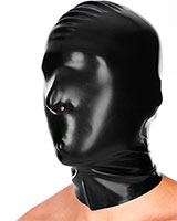 (Bild für) Geschlossene Latexhaube mit Nasenlöchern - Big Master Mask