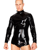 (Bild für) Latexbody mit langen Ärmeln und RV