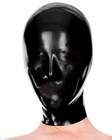 Anatomical Female Thick Latex Hood with No Openings - 0.6 mm