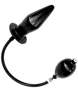 (Bild für) Aufpumpbarer Analplug aus Latex - 12 cm - optional mit Kern