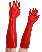 Anatomical Elbow Length Latex Gloves - also with Spikes