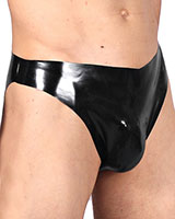 Anatomical Moulded Latex Mini Briefs with Bulge