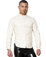 (Bild für) Herrenhemd aus geklebtem weißem Latex