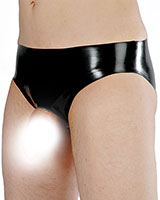 Anatomical Fetisso Latex Briefs with Cock and Ball Opening
