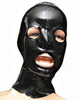 (Bild für) Haube aus geklebtem Latex mit verstärkten Öffnungen und RV