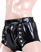 Rubber Diaper Briefs with Buttons