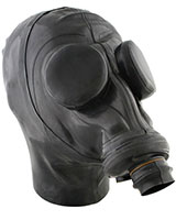 (Bild für) Russische Latex Bondage Sklaven-Gasmaske mit Augenklappen - zum Schließen ins Bild klicken