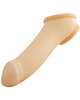 ERIK Anatomical Latex Penis Sheath with Ball Ring - Semi