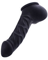 FRANZ Anatomical Latex Penis Sheath - 14 cm - schwarz