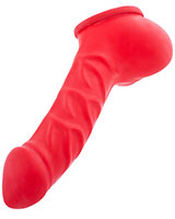 (Bild für) FRANZ anatomische Latex-Penishülle - 14 cm - rot