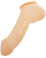 (Bild für) FRANZ anatomische Latex-Penishülle - 14 cm - semitransparent