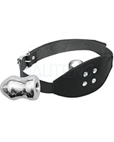 Aluminium Mouth Gag with Leather Strap