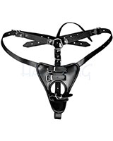Lined leather String with Cock Opening and Cock/Ball Strap