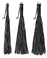 Flogger aus Nappaleder mit 24, 48 oder 72 Strängen
