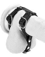 (Bild für) Hodenriemen aus Leder - zum Schließen ins Bild klicken