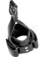 Hanging Thick Leather Ankle Cuffs