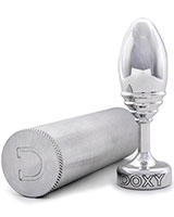 Doxy Analplug aus Aluminium mit Rillen