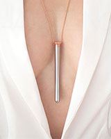 Crave VESPER Luxury Vibrator with Necklace - Rose Gold