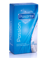 Pasante PASSION - 12 gerippte Kondome (0,29 € / Kondom)