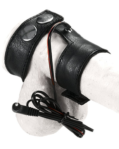(Bild für) Penisriemen aus Leder für E-Stim