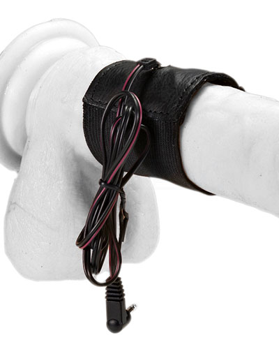 (Bild für) Penisriemen aus Leder für E-Stim