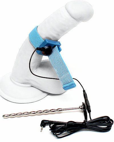 (Bild für) Dilator mit elastischem Penisriemen für E-Stim