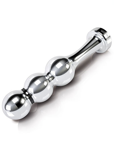 (Bild für) BOLD BORIS Kugel-Dildo aus Aluminium für E-Stim
