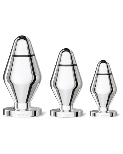 (Bild für) Buttplug JOHN aus Alu für E-Stim - 3 Größen