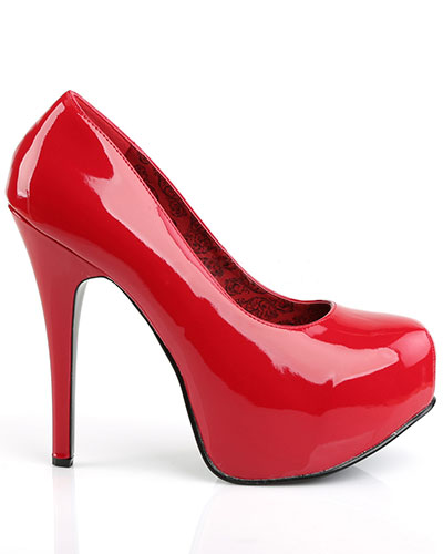 (Bild für) Lackpumps für Herren mit unsichtbarem Plateau mit 14,6 cm Absatz