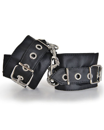 (Bild für) Leatherette Handfesseln